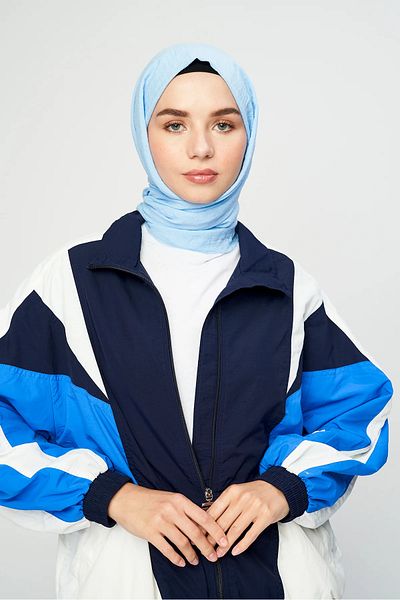 Şehr i sultan Şal din bumbac Hijab Kraş pentru femei