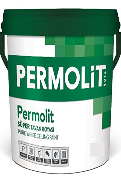 Permolit Süper Tavan Boyası Beyaz - 1kg