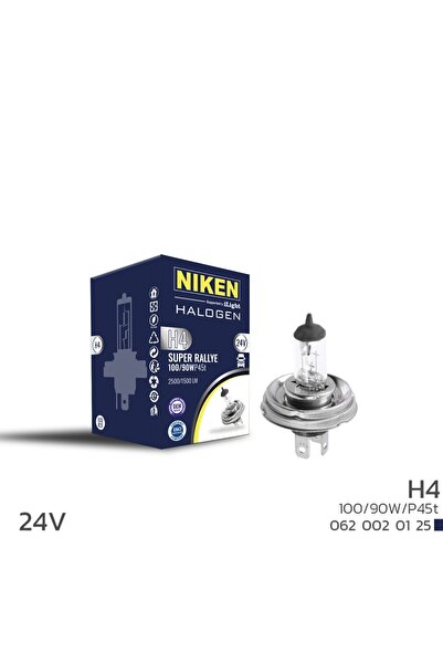 Niken 24V H4 100W/90W Halojen Ampul P45T