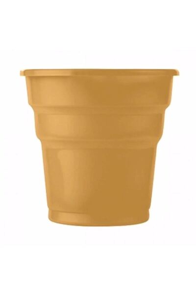 Kikajoy Χρυσό Χρώμα Πλαστικό Πιάτο, Κύπελλο, Σετ Πικ-νικ Σετ πικνίκ