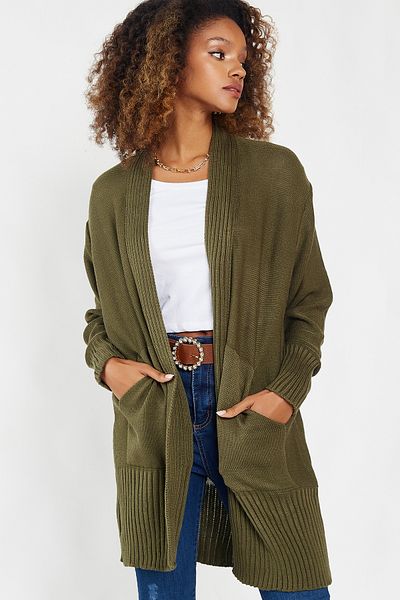Hopoi Women's Knitwear Cardigan with Pockets