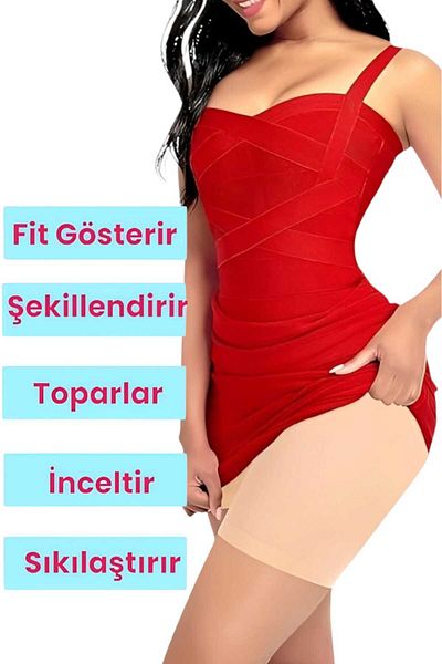 Tezzgelsin Seamless Women's Corset - Thin Straps, Gathering, Full Length Set of 3