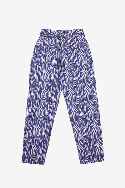 MARSEPTUN Patterned Blue Trousers