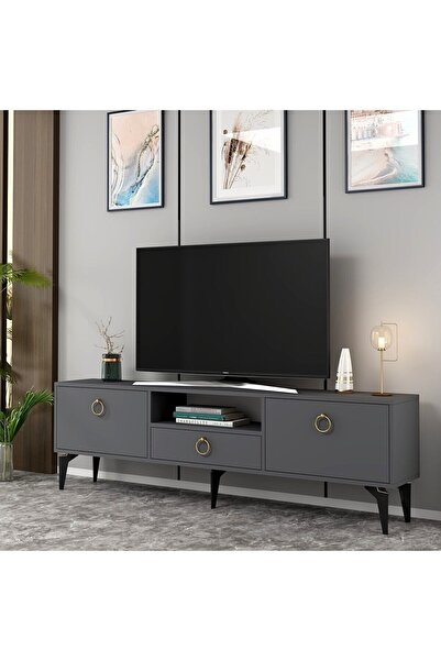 DEMONTE DECOR DRONE TV SEHPASI ANTRASİT-ANTRASİT