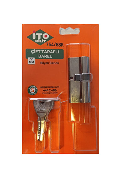 İto (KİLİTSEPETİ) İto Çelik Kapı Kilidi 3 Anahtarlı 68MM