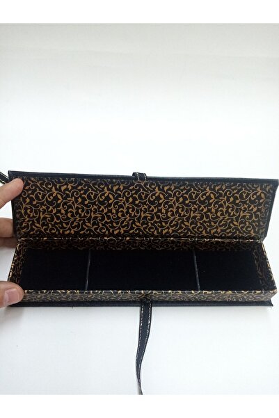 BURAKKUTU Kurdaleli Karton Deri Tesbih Kutusu 1 Adet