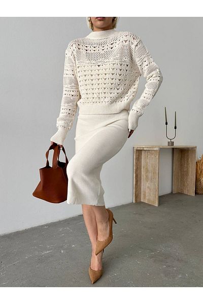 veira Set rochie și pulover tricot