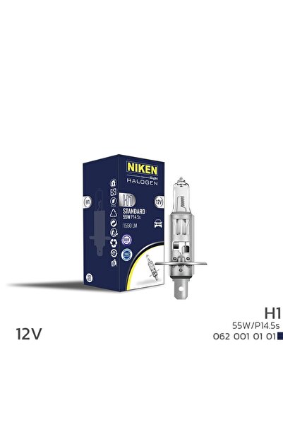 Niken 12V H1 55W Halojen Ampul P14.5S