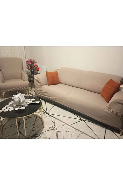 BTF HOME Комплект калъфи за диван Micro-Hometek Stretch Elastic 3 3 1 1