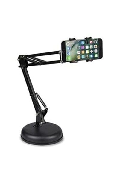 TEKNOSELL90 Siyah Standlı Masa Üstü Metal Gövde Telefon Tutucu Vocal Stents V...