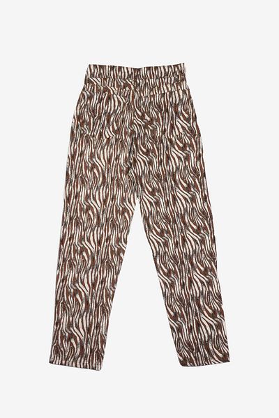 MARSEPTUN Patterned Tan Trousers More-105