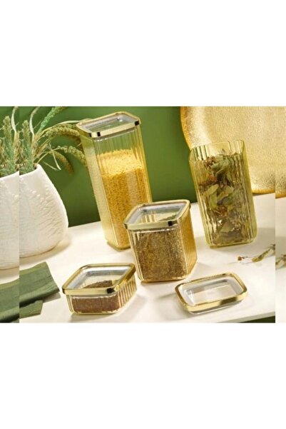 VİP AHMET Vp-331 Kare S.k.bilezik Kpk4lü Set Gold