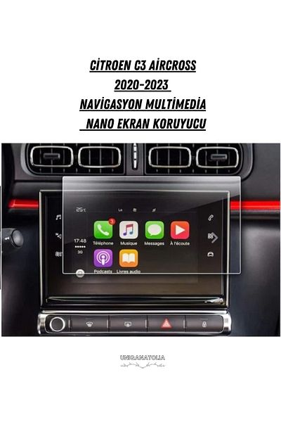 UniqAnatolia Citroen C3 Aircross - 9h Nano Screen Protector Navigation Multimedia