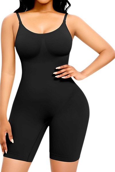 Tezzgelsin Seamless Women's Corset - Thin Straps and Gathering Full Length