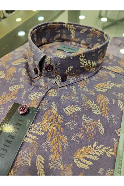Sarar İnterview Goıas Baskı Desen Slimfit Gömlek