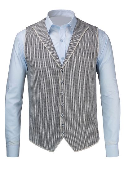 Çizgi Triko Stripe Knitwear Men's Buttoned Sports / Classic Knitwear Knitted Sleeveless Vest - 5001Ls