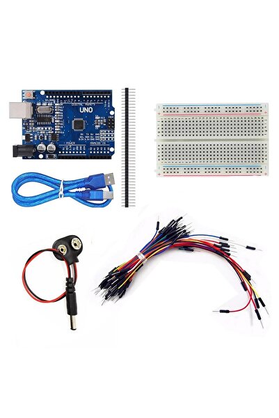 Genel Markalar Elektronik Başlangıç Seti Arduino Uno R3 Starter Kit 70 Parça