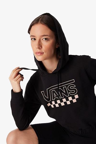 Vans Women's Black Fleece Pullover Sweatshirt - Vn000fmqblk1