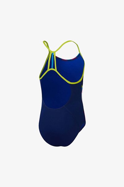 SPEEDO Детски бански костюм Plmt Lline Bk 1Pc Jf, син, 8-00350016630