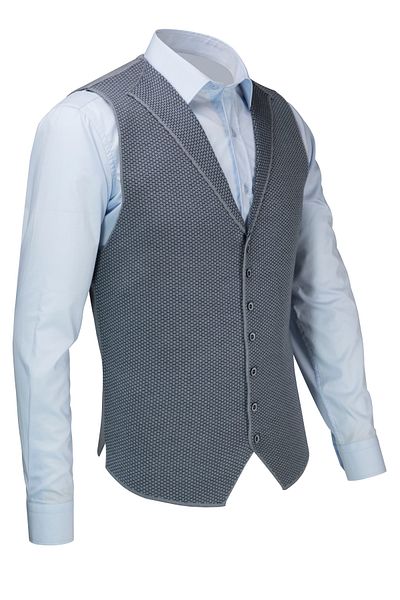 Çizgi Triko Stripe Knitwear Men's Buttoned Sports / Classic Knitwear Knitted Sleeveless Vest - 5001Ls