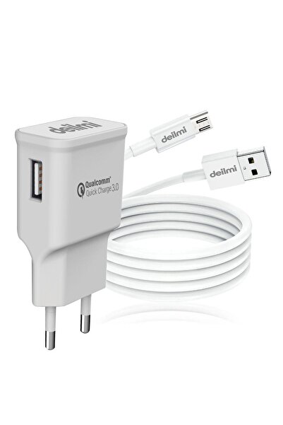 Deilmi Xiaomi , Huawei , Samsung Uyumlu 18W 3 Amper Hızlı Şarj Aleti Micro US...