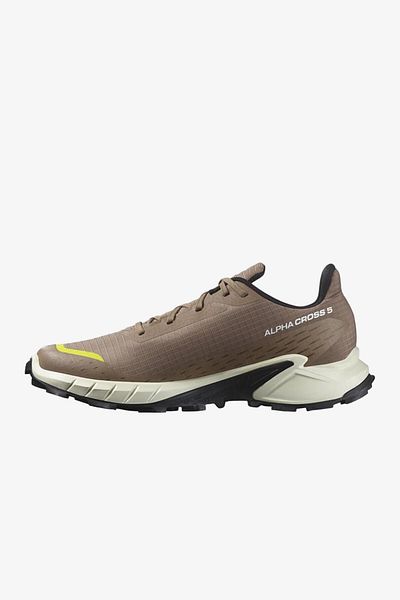 Salomon Мъжки кафяви маратонки за бягане по планински преходи Alphacross 5 L47460100-4523