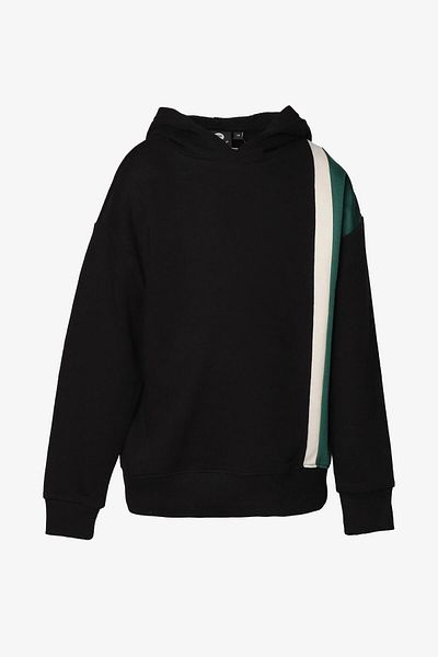 hummel Hmlgrayson Kids Black Hoodie Sweatshirt -921686-2001