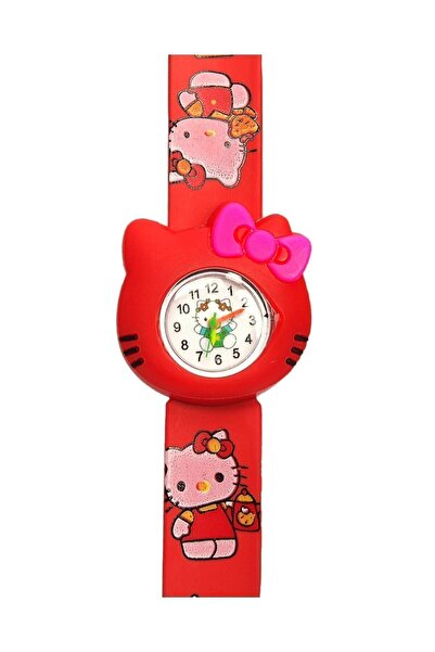 ZAVİRA Hello Kitty Kız Çocuk Kol Saati Karikatürlü