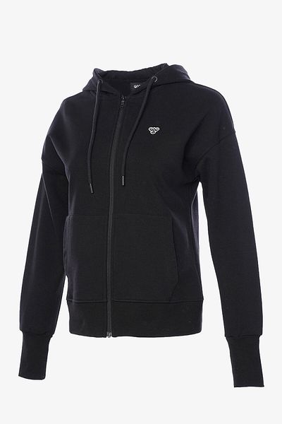 hummel Γυναικείο φούτερ Hmlt-ıc Icona Zip Hoodie 921774 -2001 Μαύρο
