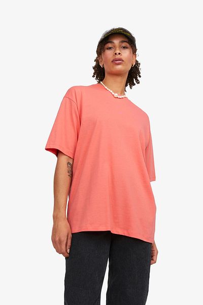 JJXX Tricou pentru femei Jxandrea Orange - 12205777 -peachcho
