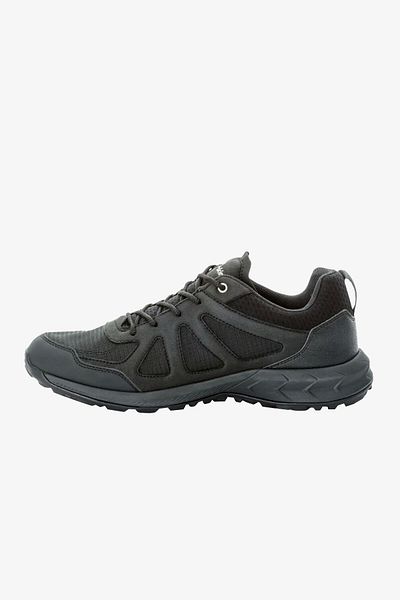 Jack Wolfskin Ανδρικά μαύρα παπούτσια εξωτερικού χώρου - Woodland 2 Texapore Low, Μπότες 4051271-6000