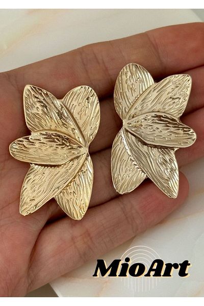 MioArt Colorful Flower Patterned Women's Earrings
