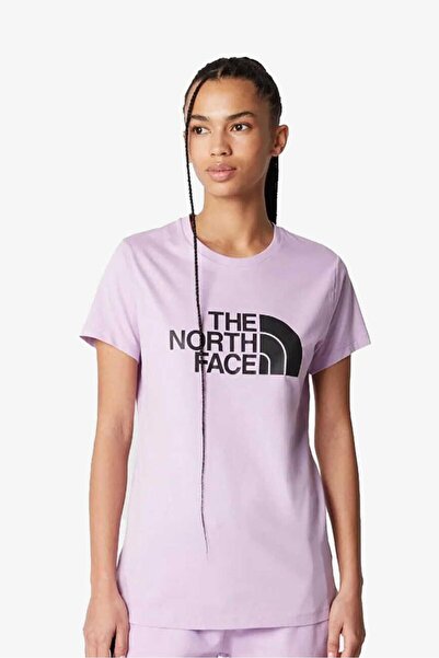 THE NORTH FACE W Ss Easy Tee Mor Kadın T-shirt Nf0a4t1qhcp1