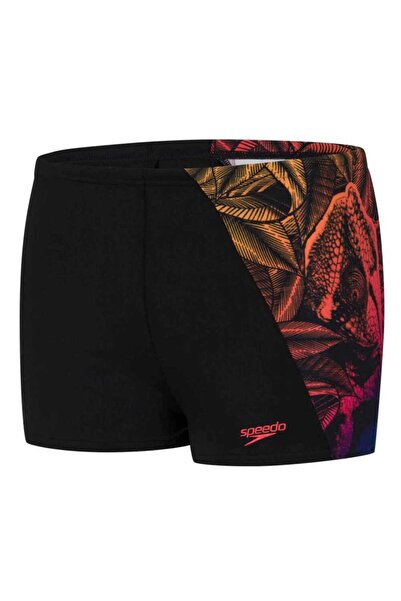 SPEEDO Dıgıtal Pnl Asht Jm Siyah Çocuk Mayo 8-11732d838