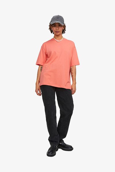 JJXX Tricou pentru femei Jxandrea Orange - 12205777 -peachcho