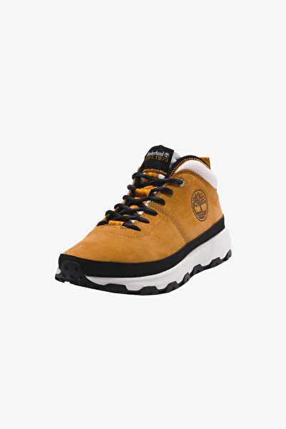 Timberland Men's Yellow Sneakers - Winsor Trail Mid, Lace Up, Tb0A5Twv2311