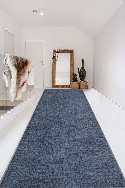 Babil Home Kaymaz Tabanlı Kesme Salon Koridor Mutfak Hali Antrasit Yolluk Protokol Antrasit