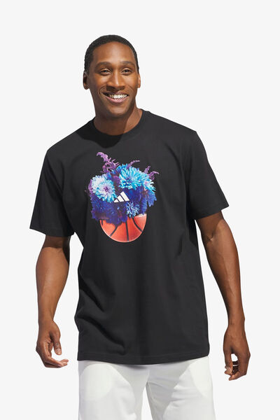 adidas Ανδρικό μαύρο T-Shirt - Fdt Hbr T IN6370