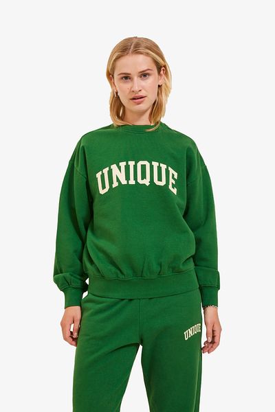 JJXX Jxjada Soft Loose Ls Sweat Swt Sn Дамски зелен суитшърт 12244363-зелен