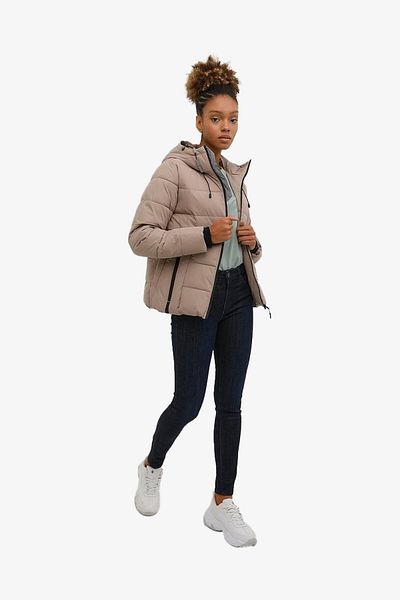 lumberjack 3W Wl Apreski 2Sn31 3Pr Women's Beige Coat 101398819