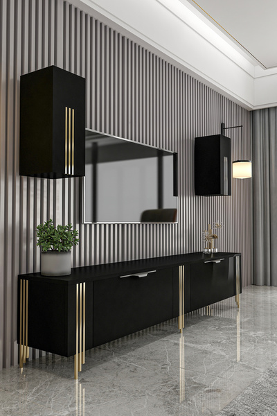 Givayo Mobilya TORA TV ÜNİTESİ SİYAH