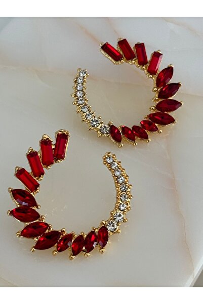 MioArt Shiny Stylish Crystal Jewelled Earrings