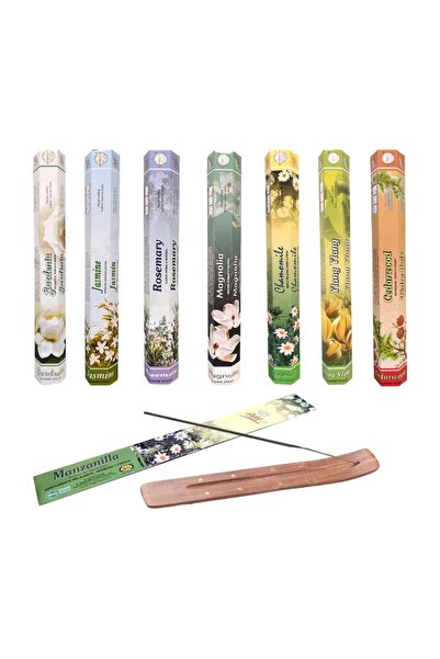 AURA 140 Adet Tütsü (görseldekiler) 1 Adet Tester Tütsü Ve Kaliteli Işlemeli ...