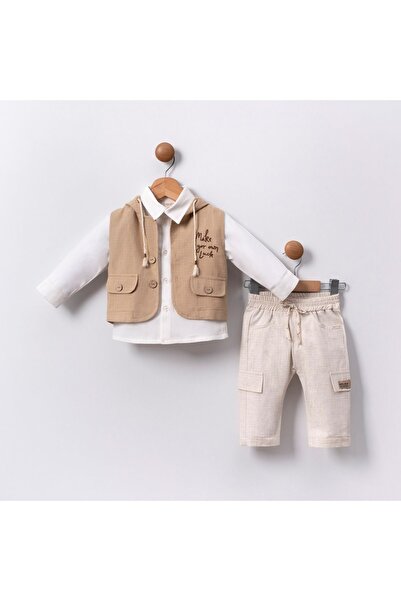 Cumino Mary & Joe 3'lü Erkek Bebek Takım (9-12-18-24 M)