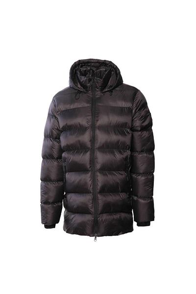 hummel Ανδρικό παλτό με μαύρη κουκούλα Eston
