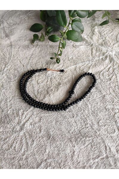 Keven Home 40 Black Acrylic Prayer Beads - 6mm 99pcs - Dispensing and Wholesale Prayer Beads