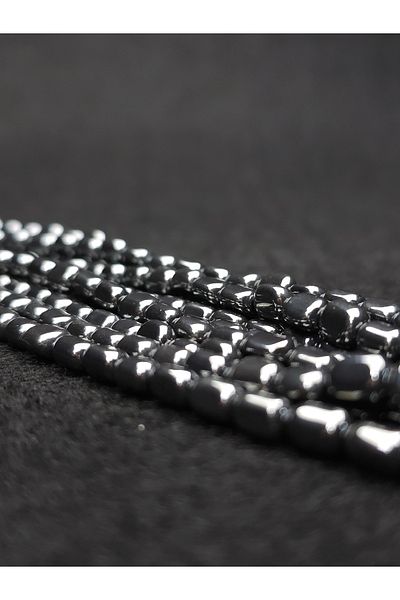 Yüksel Boncuk Natural Hematite Stone 4 mm Unshaped - String