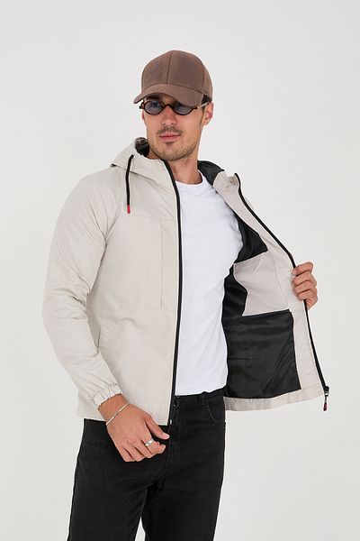 FLUEND MODA Men's Seasonal Jacket Wind and Waterproof Jacket