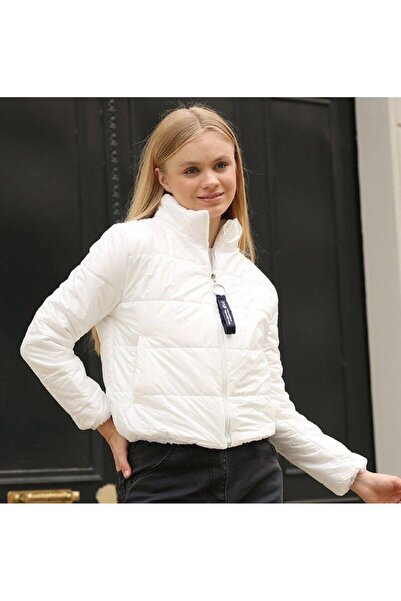 DENİKK CEMRMES Λευκό Trend Κοντό Παλτό Φουσκωτό