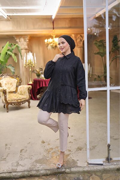 hilla line Γυναικείο πουκάμισο Hijab Tunic - Frilly Scallop